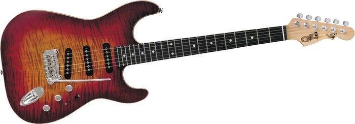 G&L S-500 Deluxe Electric Guitar Cherryburst