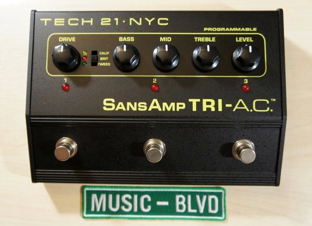 Tech 21 SansAmp Tri-A.C. Distortion Pedal