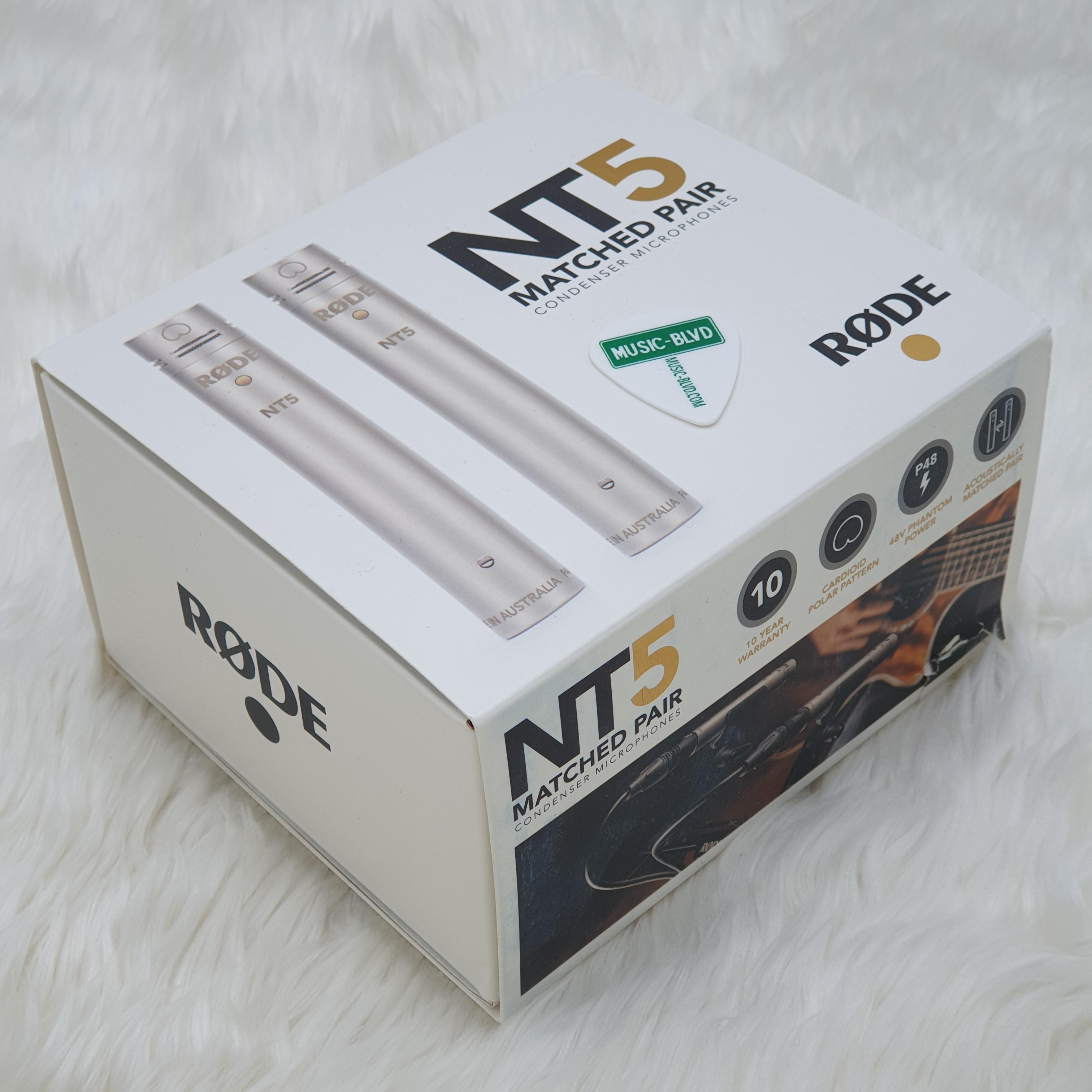 Rode NT5 Matched Pair Compact Condenser Microphones