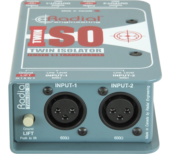 Radial Engineering TWIN ISO Passive Line-Level Isolator