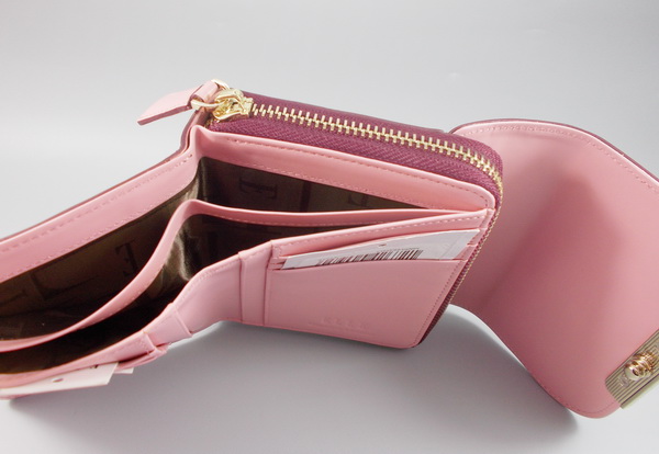 กระเป๋าสตางค์ ELLE ม่วง-ชมพู ใหม่ แท้