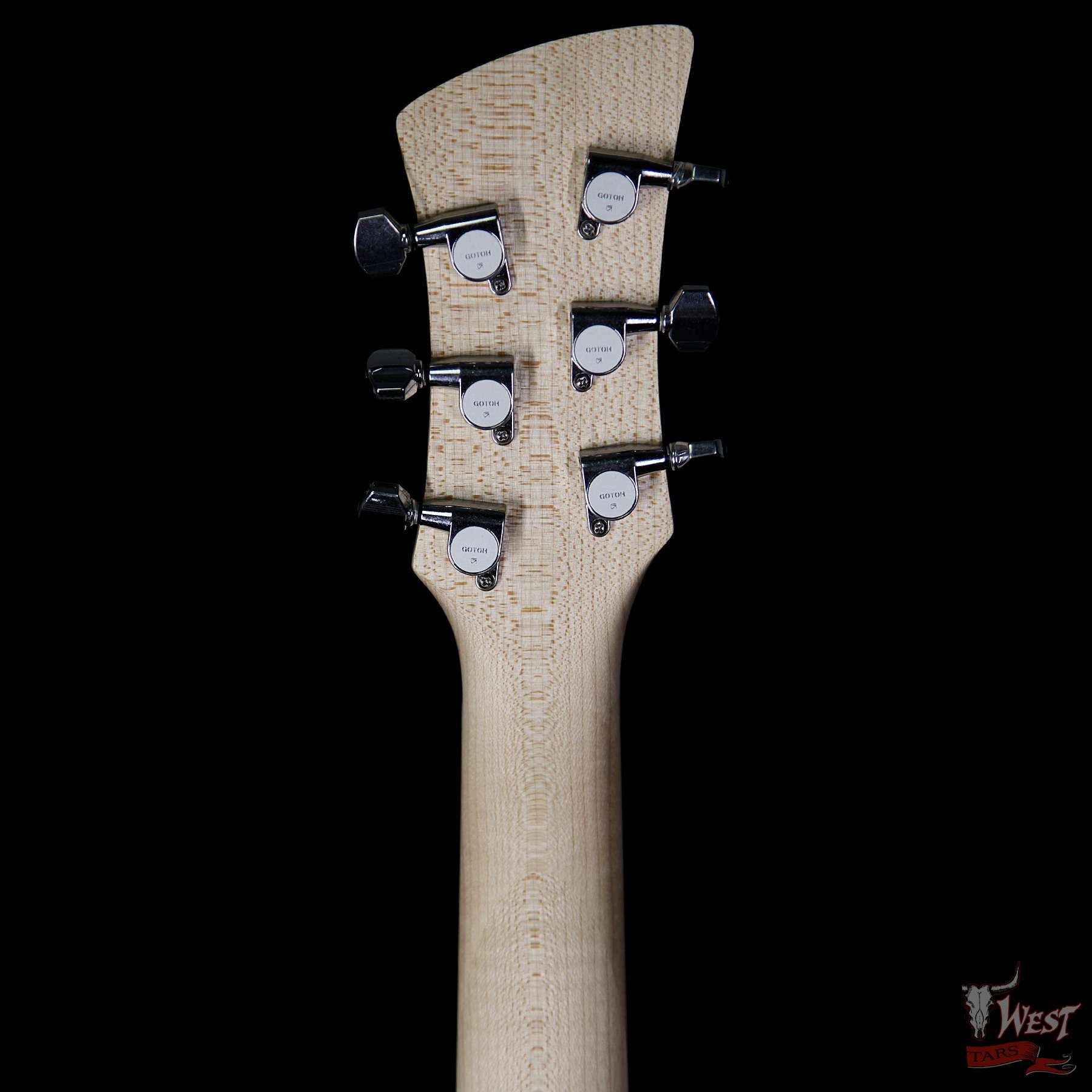 Charvel USA Custom Shop Red Dave Nichols Masterbuilt P90 Surfcaster Dart Swinger Brown