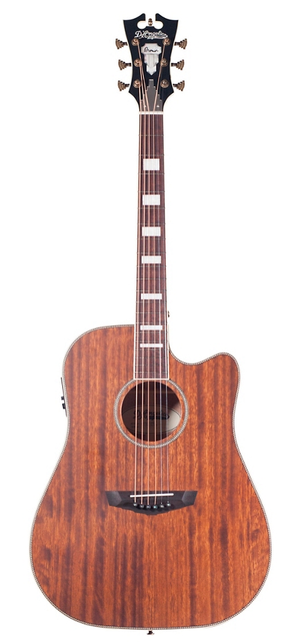 DAngelico Premiere Riverside Cutaway Dreadnought Acoustic-Electric Guitar Mahogany
