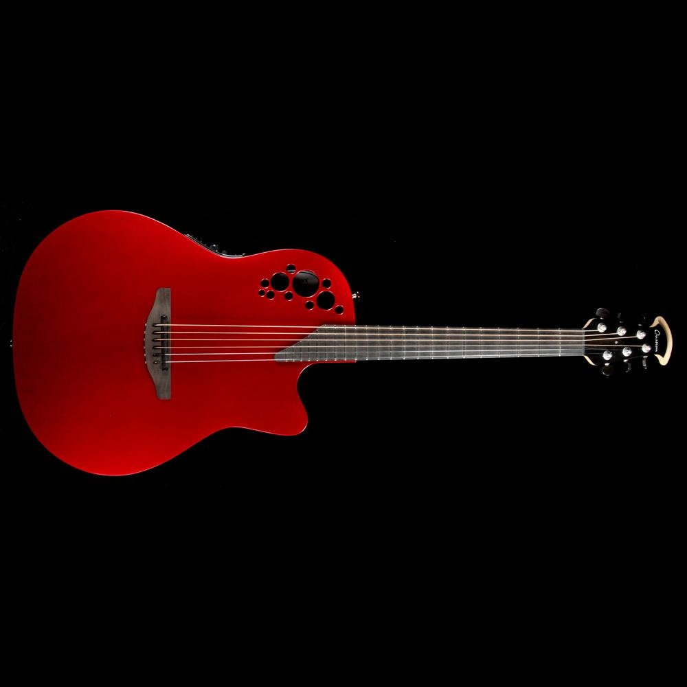 Ovation American Limited Chrome Red LXT Acoustic-Electric Guitar