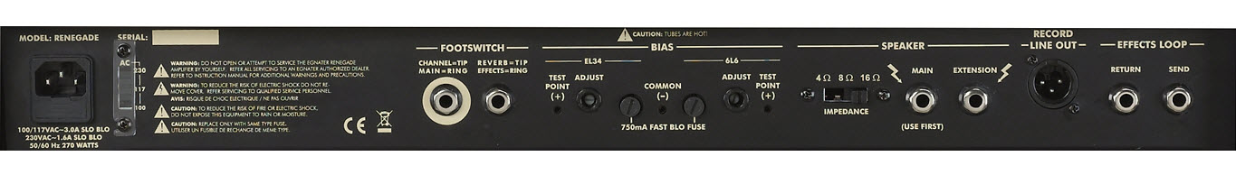 Egnater Renegade 410 4x10 65W All-Tube Combo Amp Black/Biege