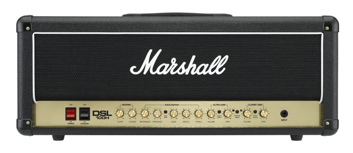 Marshall DSL100H 100W All-Tube Guitar Amp Head Black