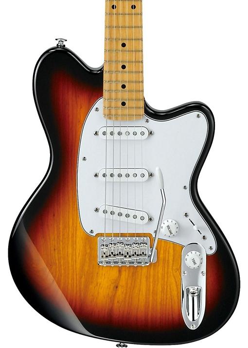 Ibanez Talman Prestige Series TM1730AHM Electric Guitar - Tri-Burst