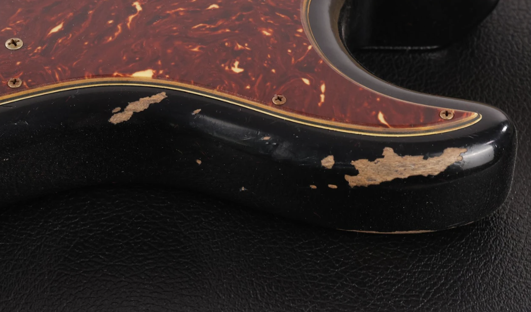 Fender Custom Shop ZF Stratocaster Heavy Relic Black Music Zoo Exclusive