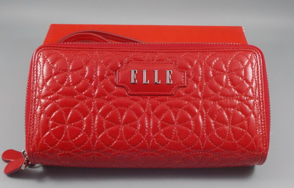 กระเป่าสตางค์ ELLE แดง ใหม่ แท้