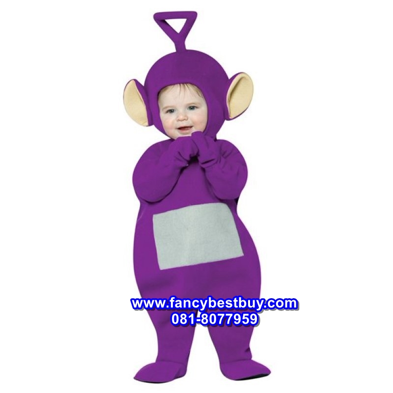 ชุด TINKY WINKY Teletubbies ชุดเทเลทับบี้ มีขนาด S 115-125, M125-135