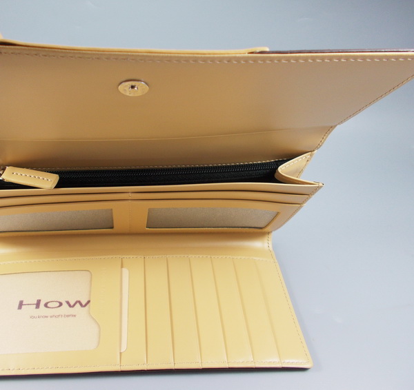 กระเป๋าสตางค์ LOUIS FONTAINE น้ำตาล-เบจ ใหม่ แท้