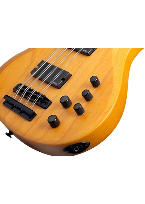 Schecter Guitar Research Riot-8 Session 8-String Electric Bass - Satin Aged Natural