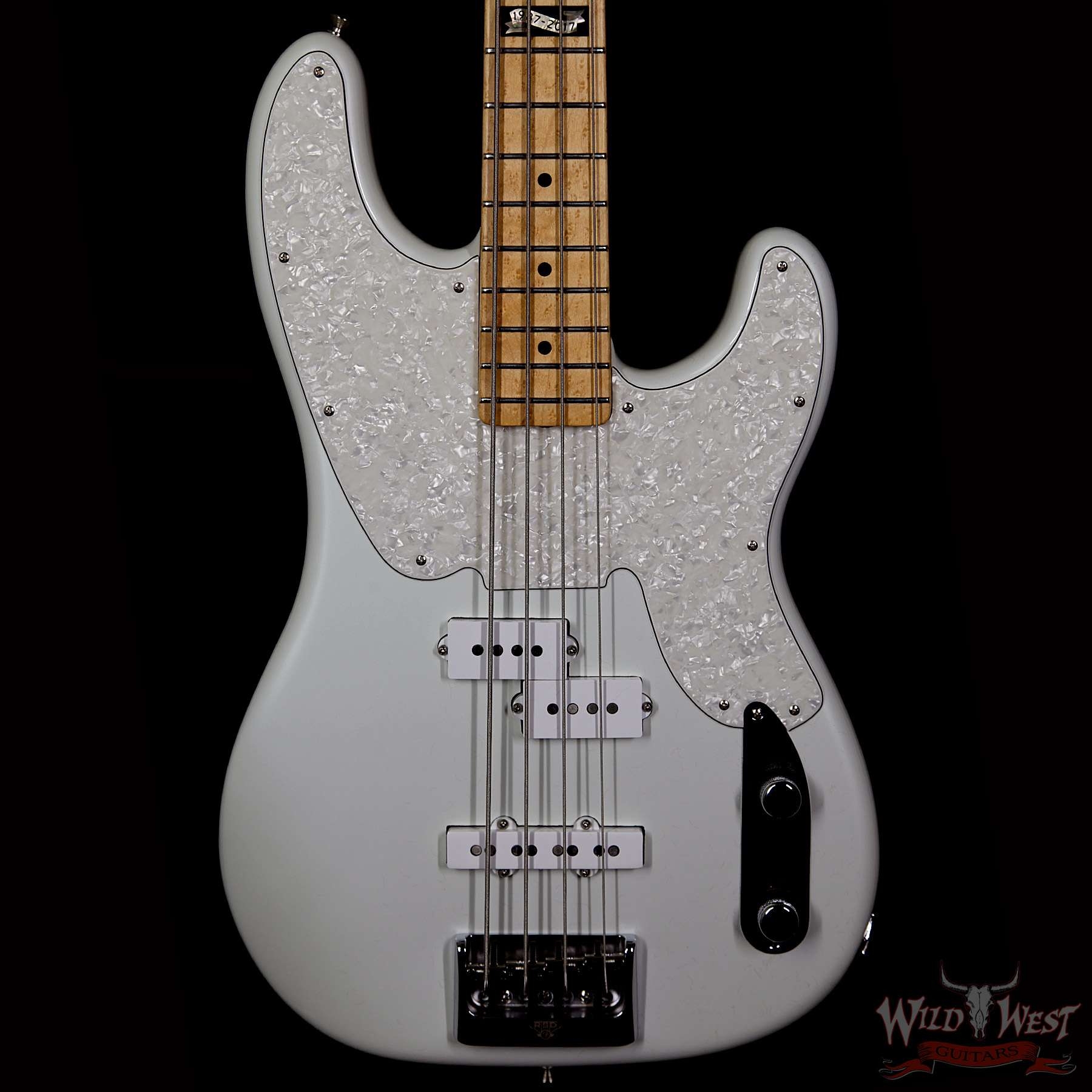 Fender Custom Shop Masterbuilt Jason Smith 30th Anniversary P-Bass NOS Pearl White