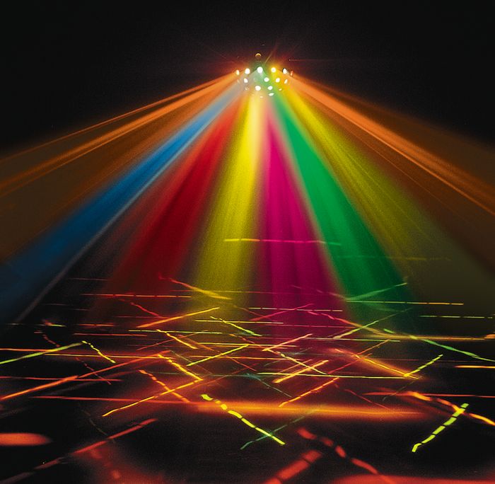 Chauvet Mini Line Dancer Sound Activated Fan Beam Effect Light