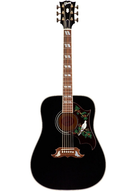 Gibson Limited Edition SSDOEBG17 Dove Special Acoustic-Electric Guitar - Ebony