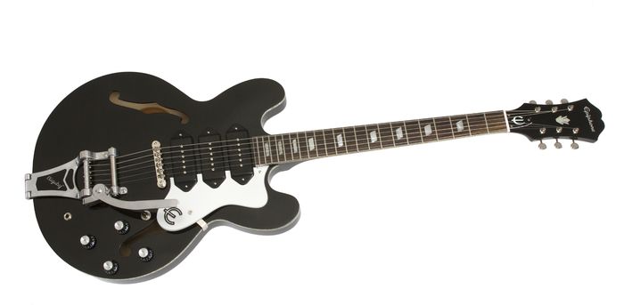 Epiphone Limited Edition Riviera Custom P93 Black Royale Electric Guitar Black Pearl