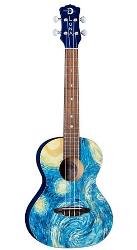 Luna Guitars Starry Night Tenor Ukulele Starry Night