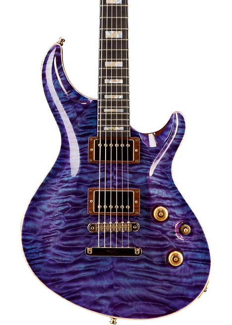 ESP Custom Mystique Electric Guitar - Indigo Indigo Quilt