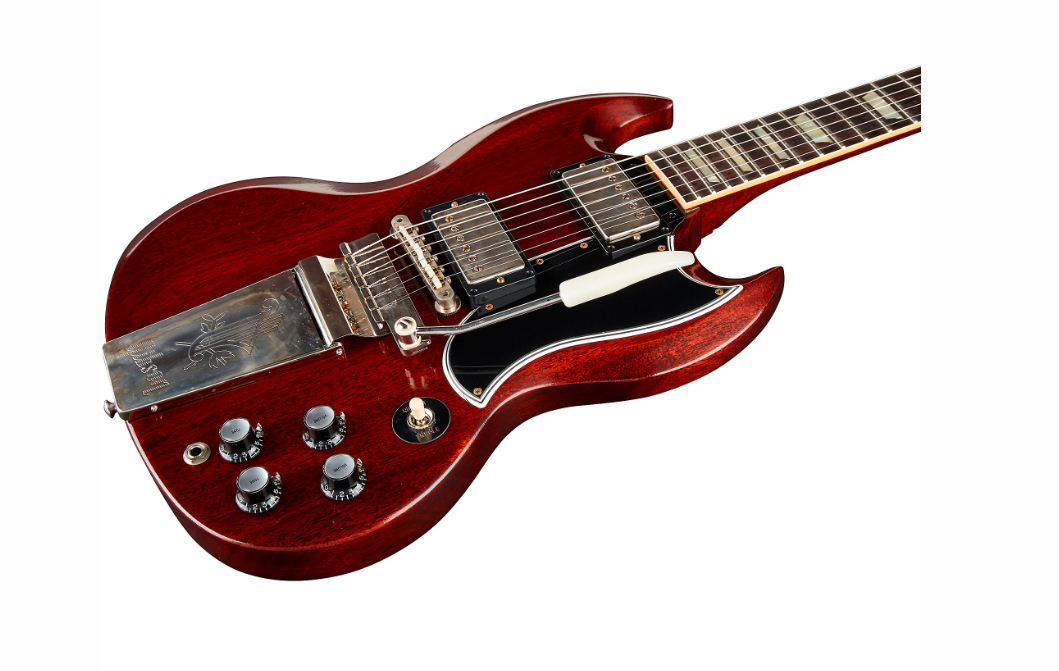 Gibson Custom Murphy Lab 1964 SG Standard Reissue w/ Maestro Ultra Light Aged Electric Guitar Cherry Red