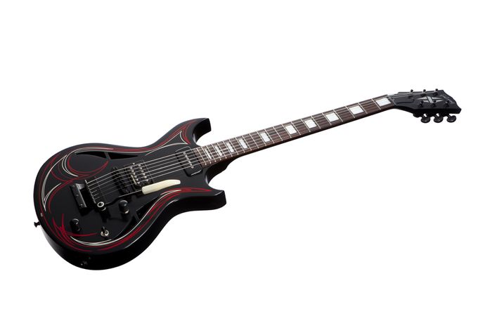 Gibson N-225 Electric Guitar Ebony Pinstripe