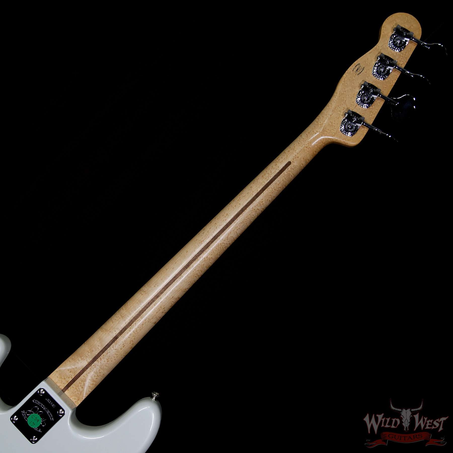 Fender Custom Shop Masterbuilt Jason Smith 30th Anniversary P-Bass NOS Pearl White