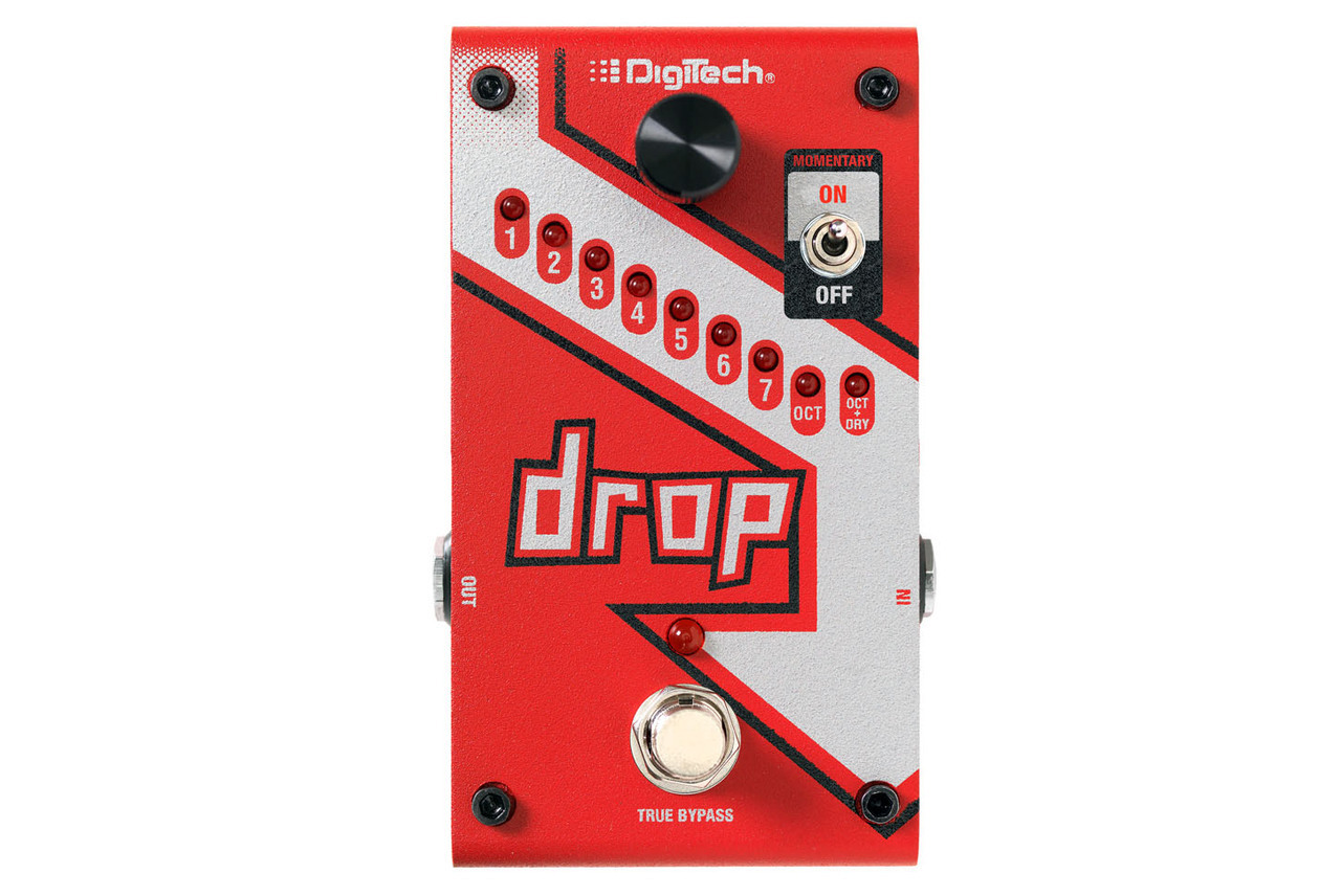 DigiTech The Drop Polyphonic Drop Tune Pitch-Shifter Guitar Effects Pedal