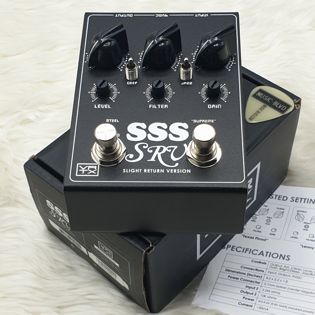 Vertex Effects Steel String Supreme SRV Preamp Pedal