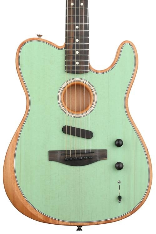 Fender Acoustasonic Telecaster - Translucent Surf Green
