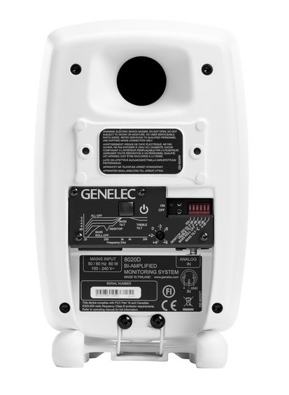 Genelec 8020D Studio Monitor (White Finish) (single)