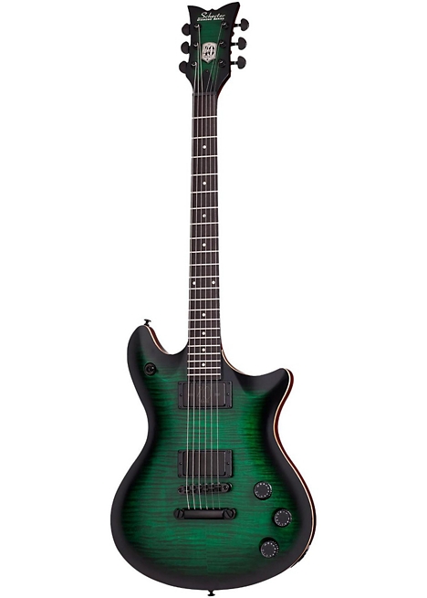 Schecter Guitar Research Temptest 40th Anniversary Electric Guitar - Emerald Green Burst Pearl