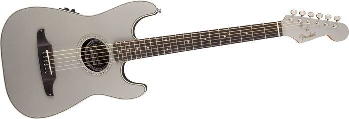 Fender Stratacoustic Plus Acoustic-Electric Guitar Inca Silver