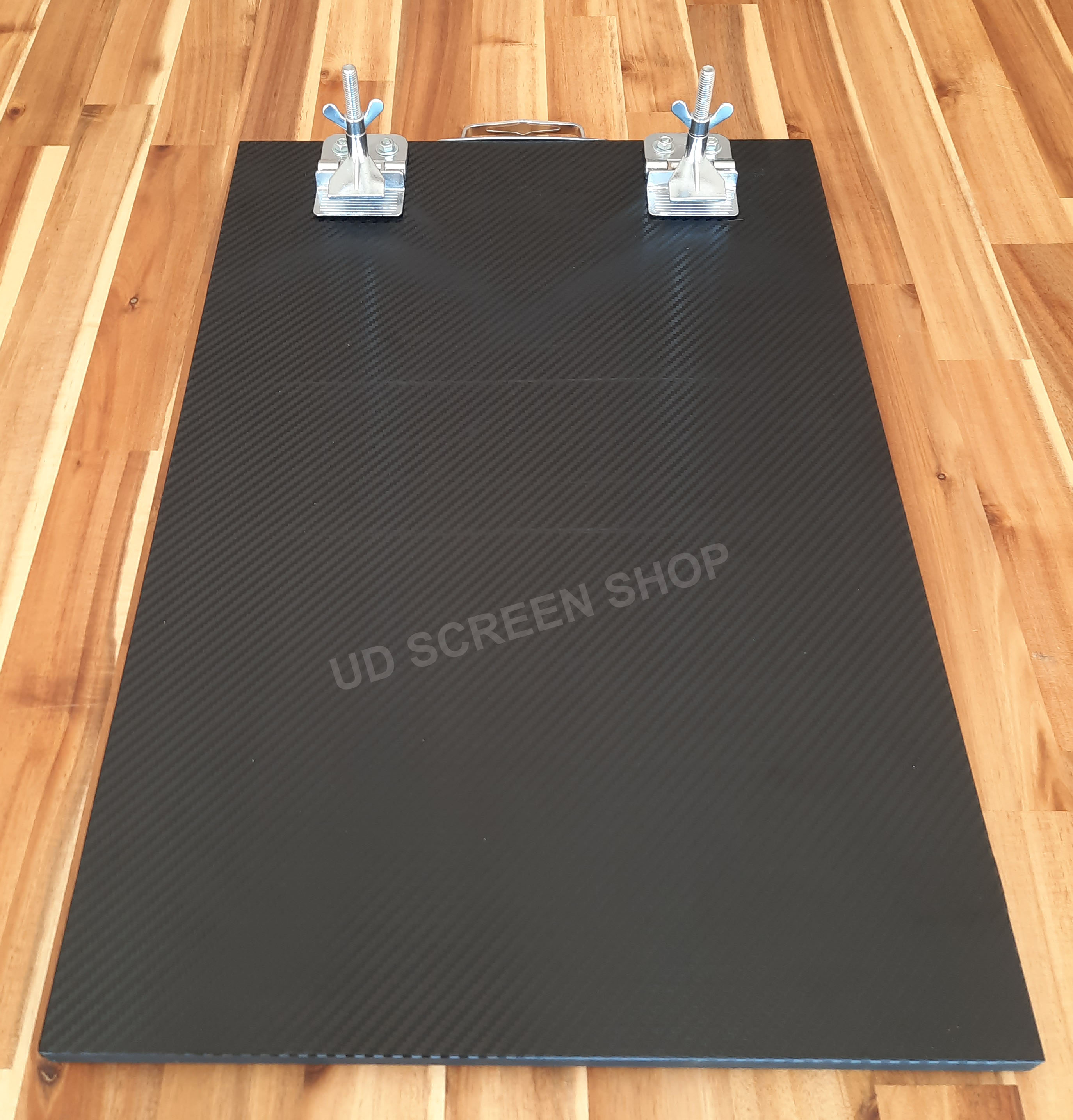 แป้นสกรีน รุ่นแคล้มจับบล็อกสกรีน - เคฟล่า