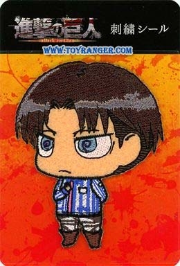 ป้ายปักรีดติด Levi Attack on Titan Lawson march of titan campaign (แท้)