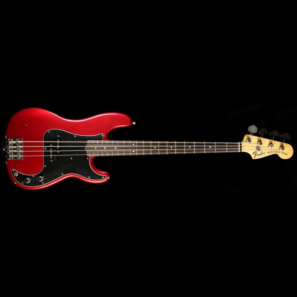 Fender Nate Mendel Signature Precision Bass Guitar - Road Worn Candy Apple Red