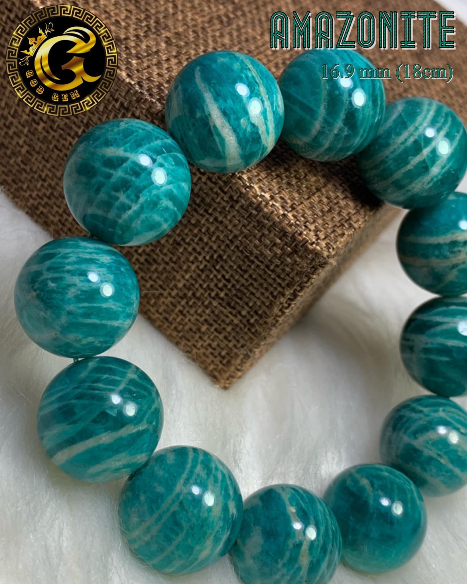 ข้อมือหิน อมาโซไนต์(Amazonite)