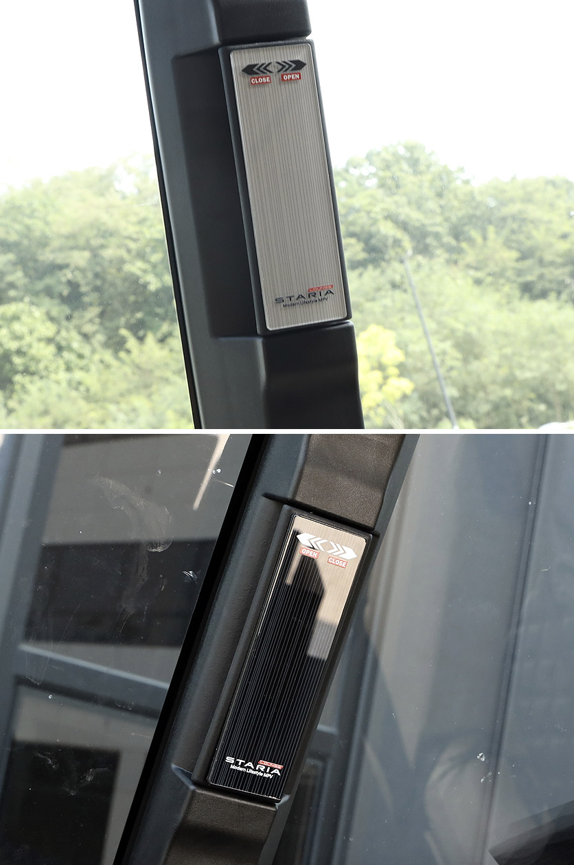 แต่งเสาด้านในรถ Hyundai STARIA