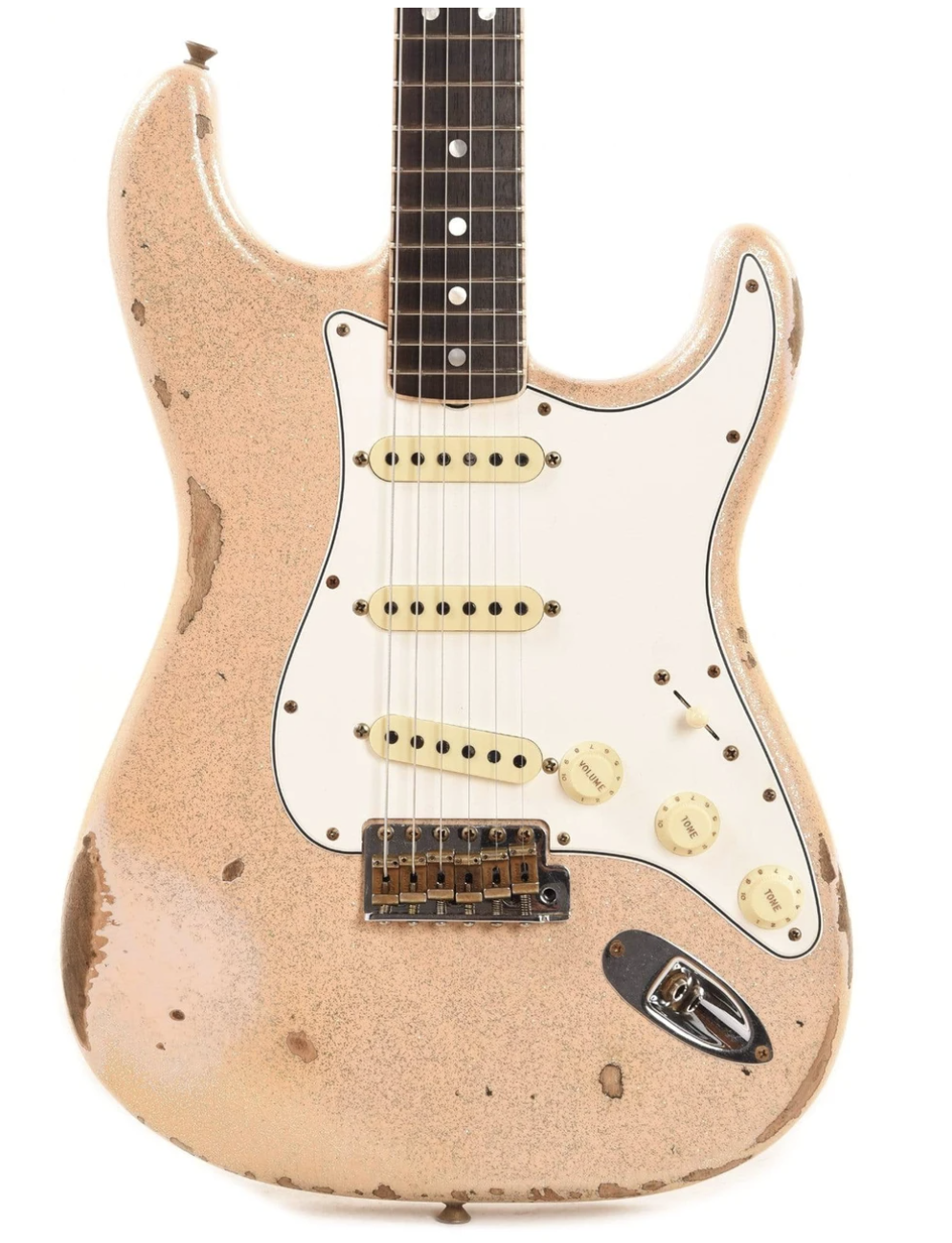 Fender Custom Shop 1965 Stratocaster "Chicago Special" Heavy Relic Faded/Aged Shell Pink Sparkle w/Roasted Bound Neck