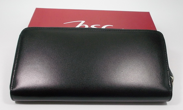 กระเป๋าสตางค์ bsc ดำ-เทาเมทาลิก ใหม่ แท้