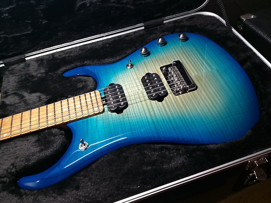 Ernie Ball Music Man 2016 John Petrucci Signature JP15 FM Bali Blue Burst Special Edition for China