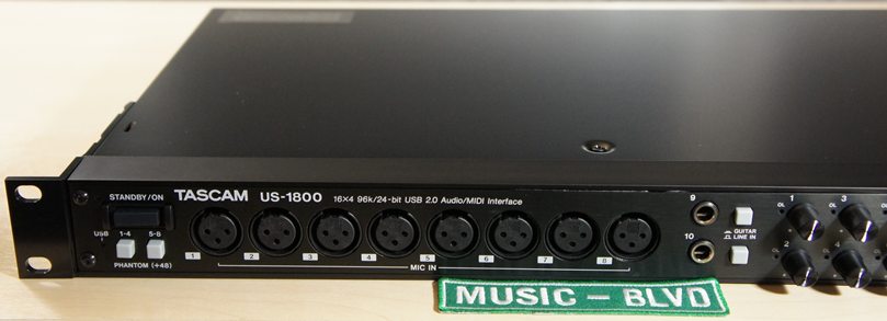 TASCAM US-1800 USB 2.0 Audio/Midi Interface