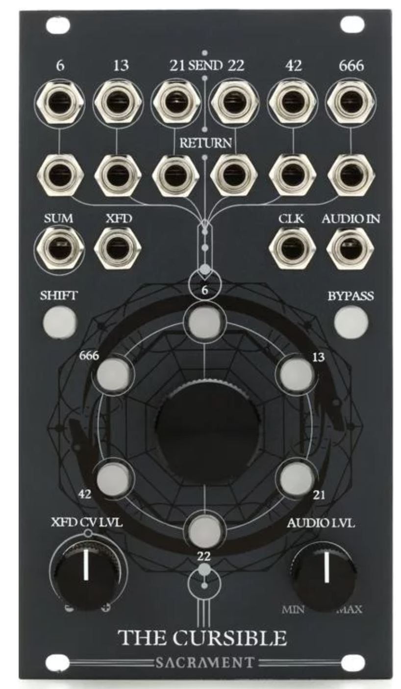 Erica Synths The Cursible 6-Channel Morphing Effects Send Eurorack Module >>กรุณาสอบถามราคา<<