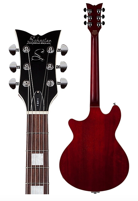 Schecter Guitar Research TSH-1B Semi-Hollow Body Electric Guitar