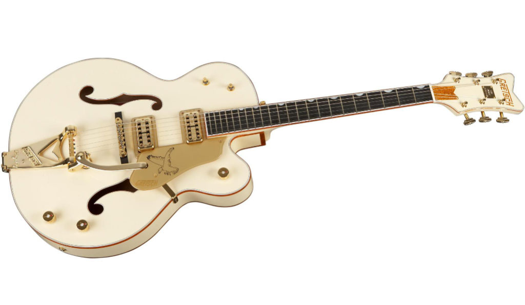 Gretsch Guitars G6136T-LTV White Falcon Lacquer Finish TV Jones Pickups White