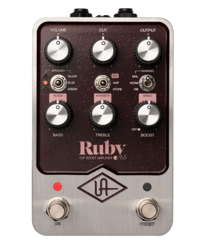 Universal Audio Ruby '63 Top Boost Amplifier Pedal