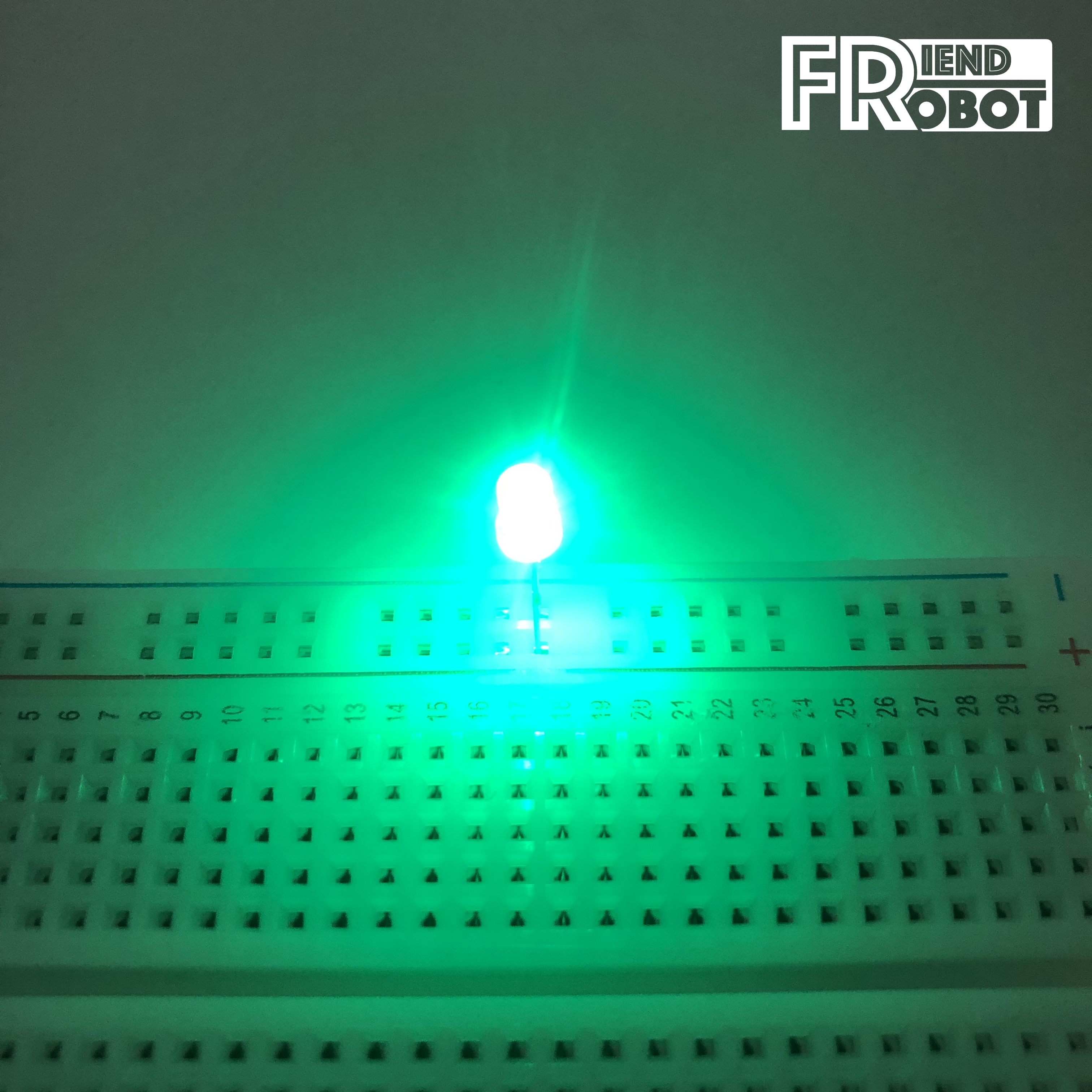 LED 3mm สีเขียว