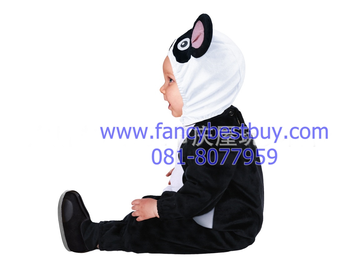 ชุดแฟนซีแพนด้า เป็นชุดแฟนซีเด็กทารกหรือเด็กเล็ก ผ้านิ่มสำหรับเด็กอ่อน ใช้ได้ทั้งเด็กชายหญิง M 70-80 cm, L 80-90 cm. (ไม่รวมรองเท้า)