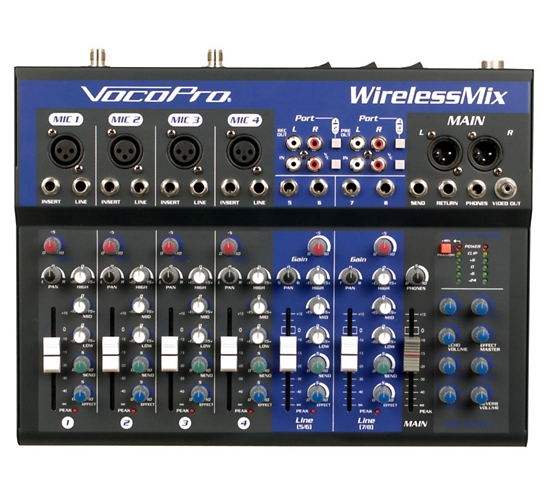 VocoPro WirelessMix-ULTRA All-In-One Live Sound Karaoke Mixer