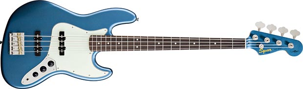 Squier James Johnston Jazz Bass Lake Placid Blue