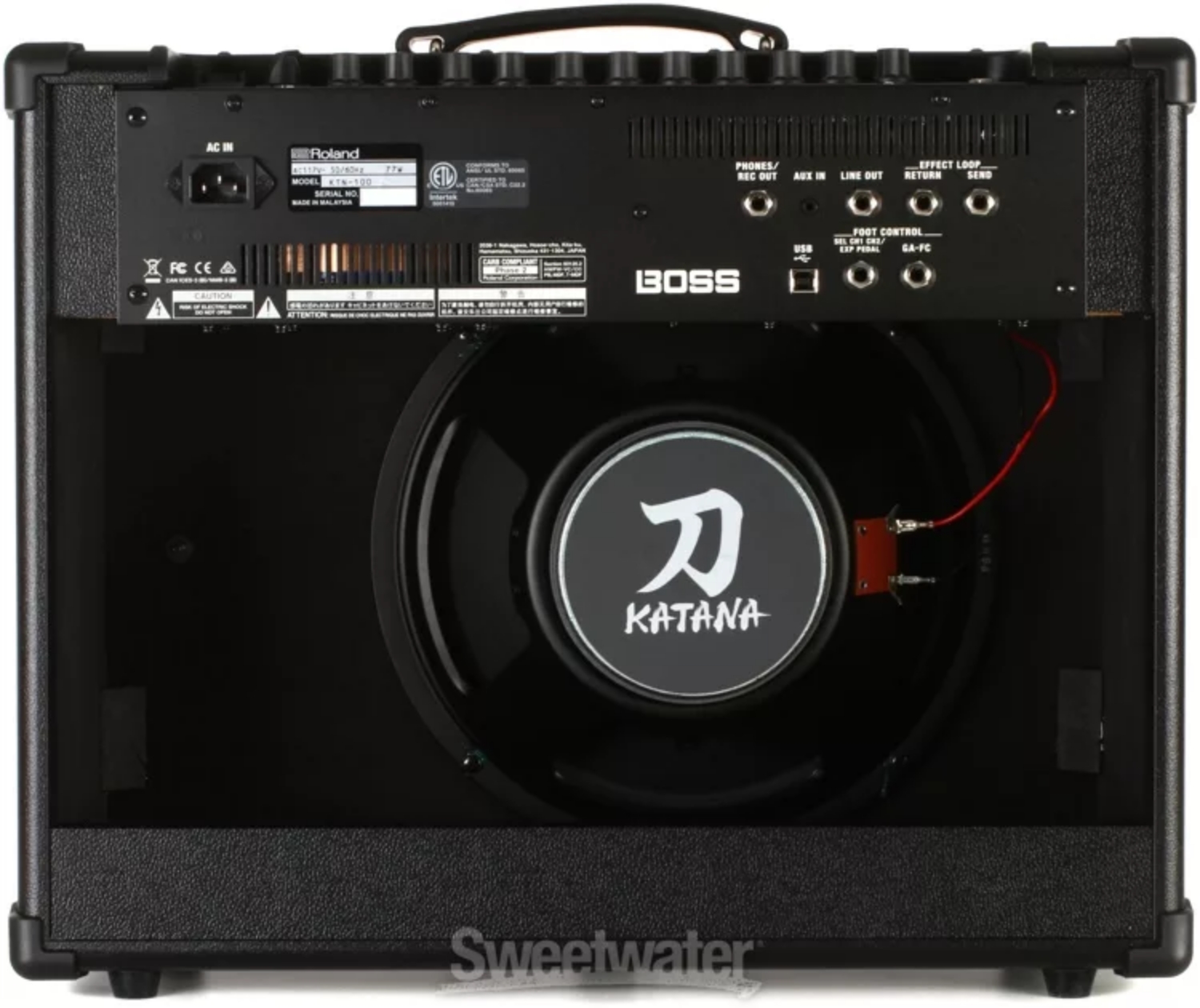 Boss Katana 100 - 100/50/0.5-watt 1x12 inches COSM Combo Amp