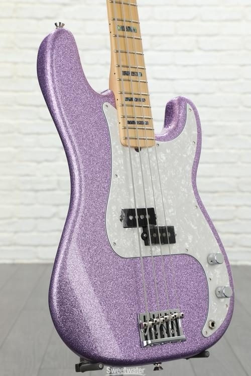 Fender Adam Clayton Precision Bass - Purple Sparkle